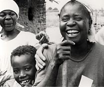 Domingas Paula Antonio, the first Bahá’í in Camassa, Angola, photographed in 1972.
